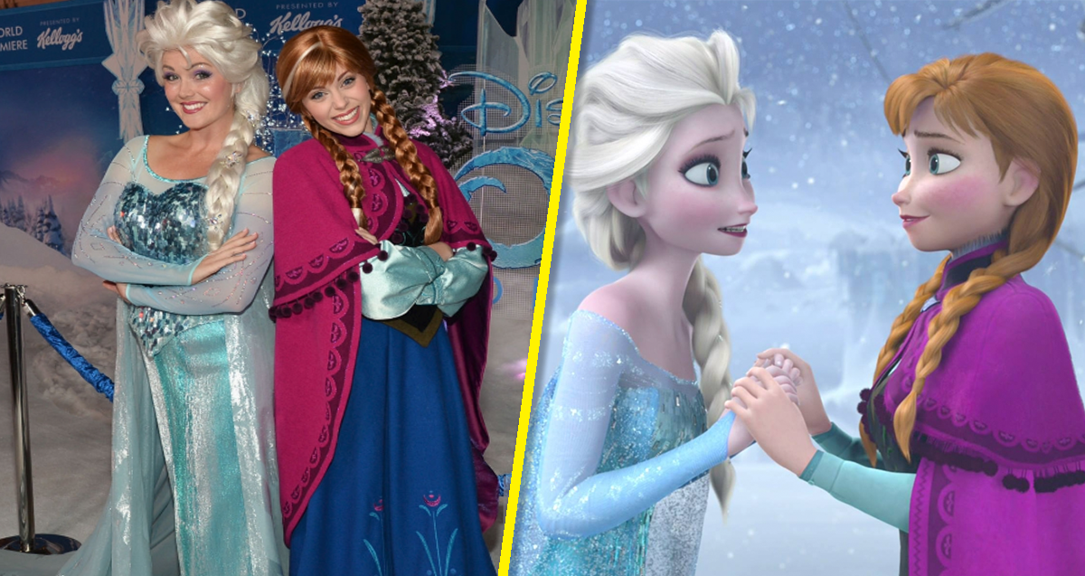 frozen characters together